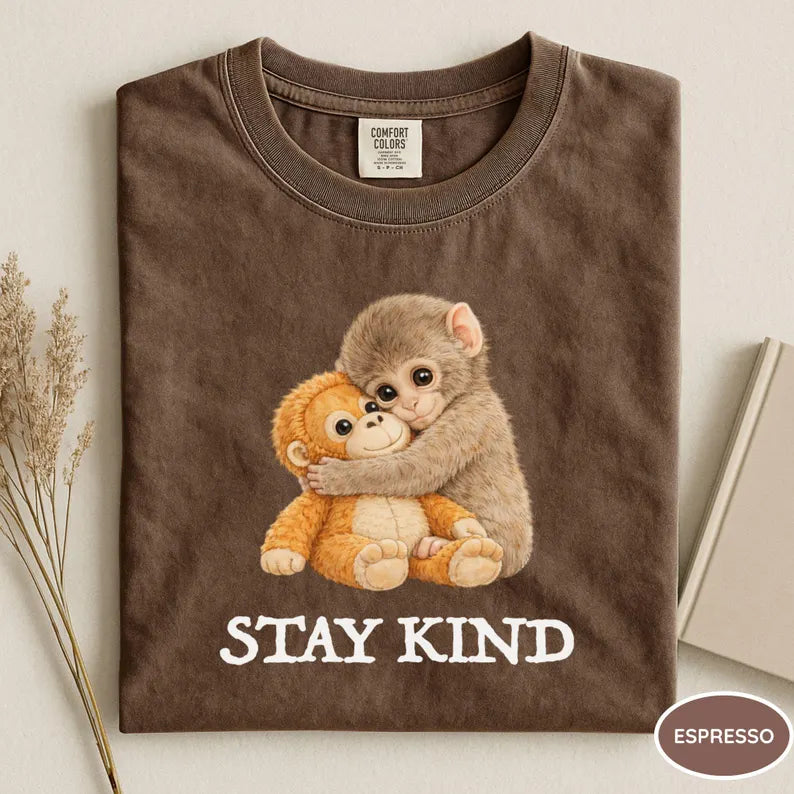 Punch Monkey Stay Kind Shirt, Monkey