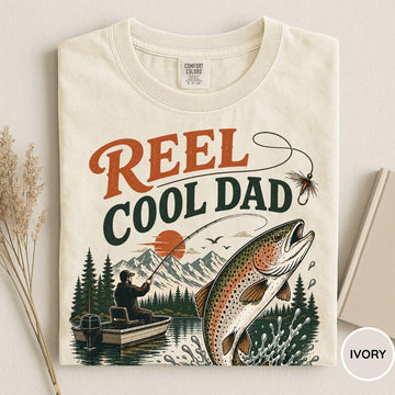 Reel Cool Dad Shirt, Fishing Dad Shirt